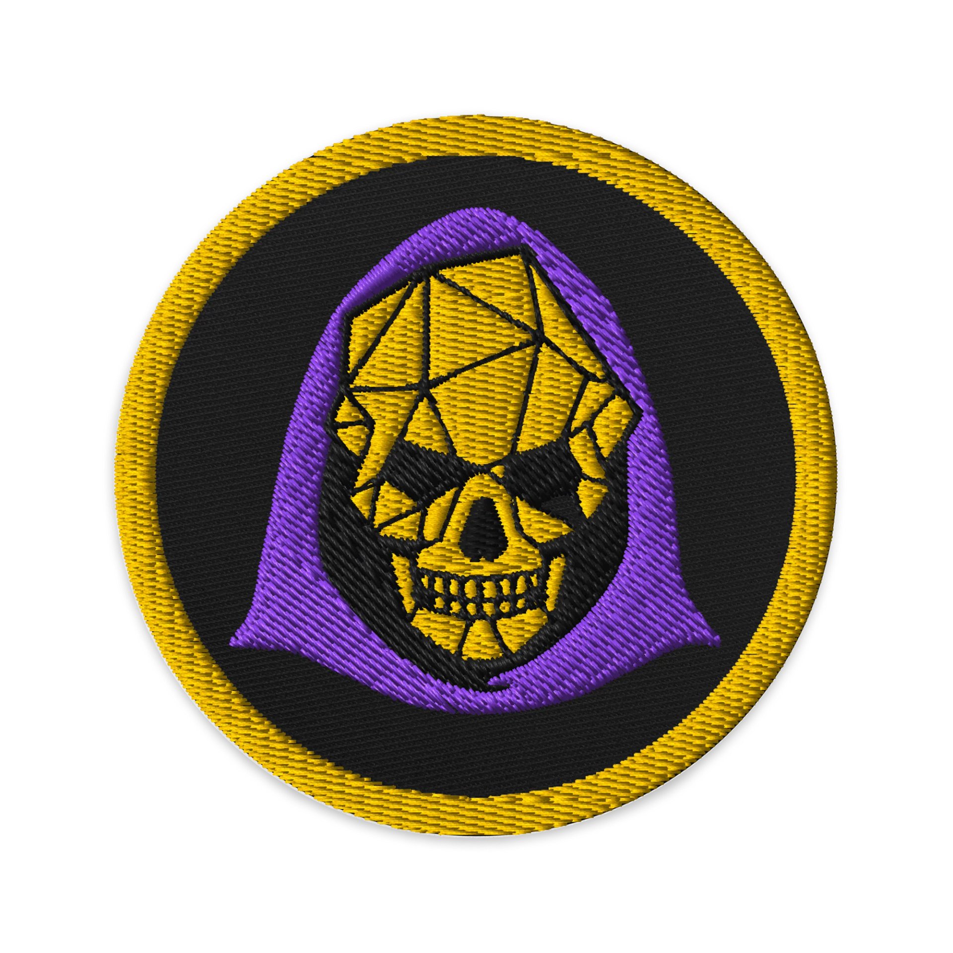 Skeletober Skull Patch product image (1)