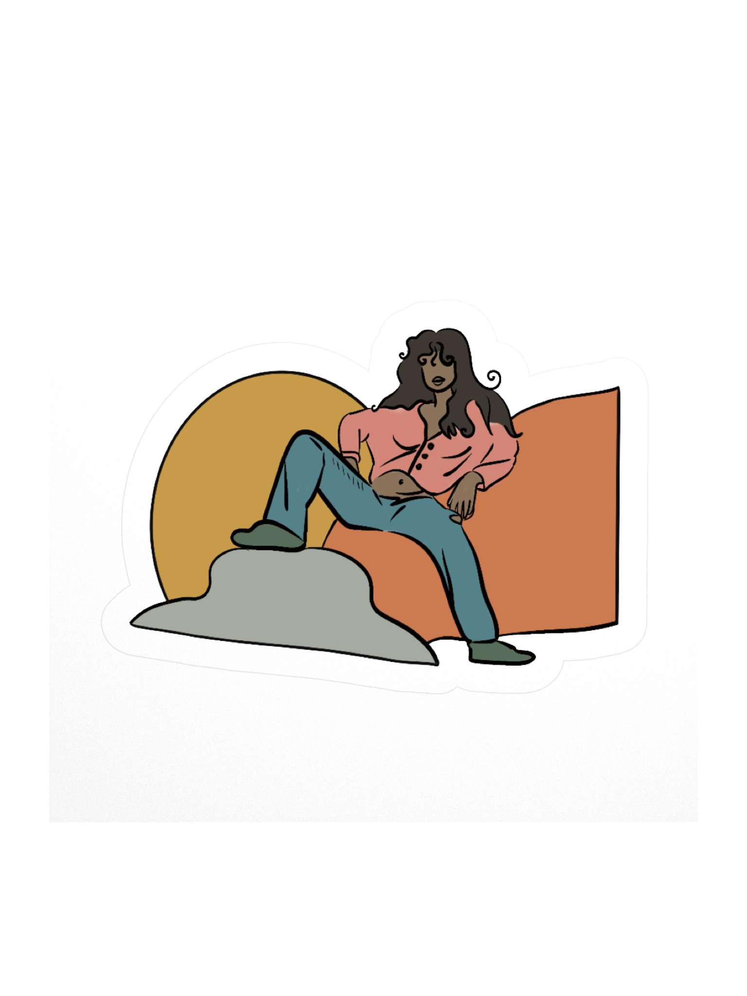 Strong Woman sticker product image (1)