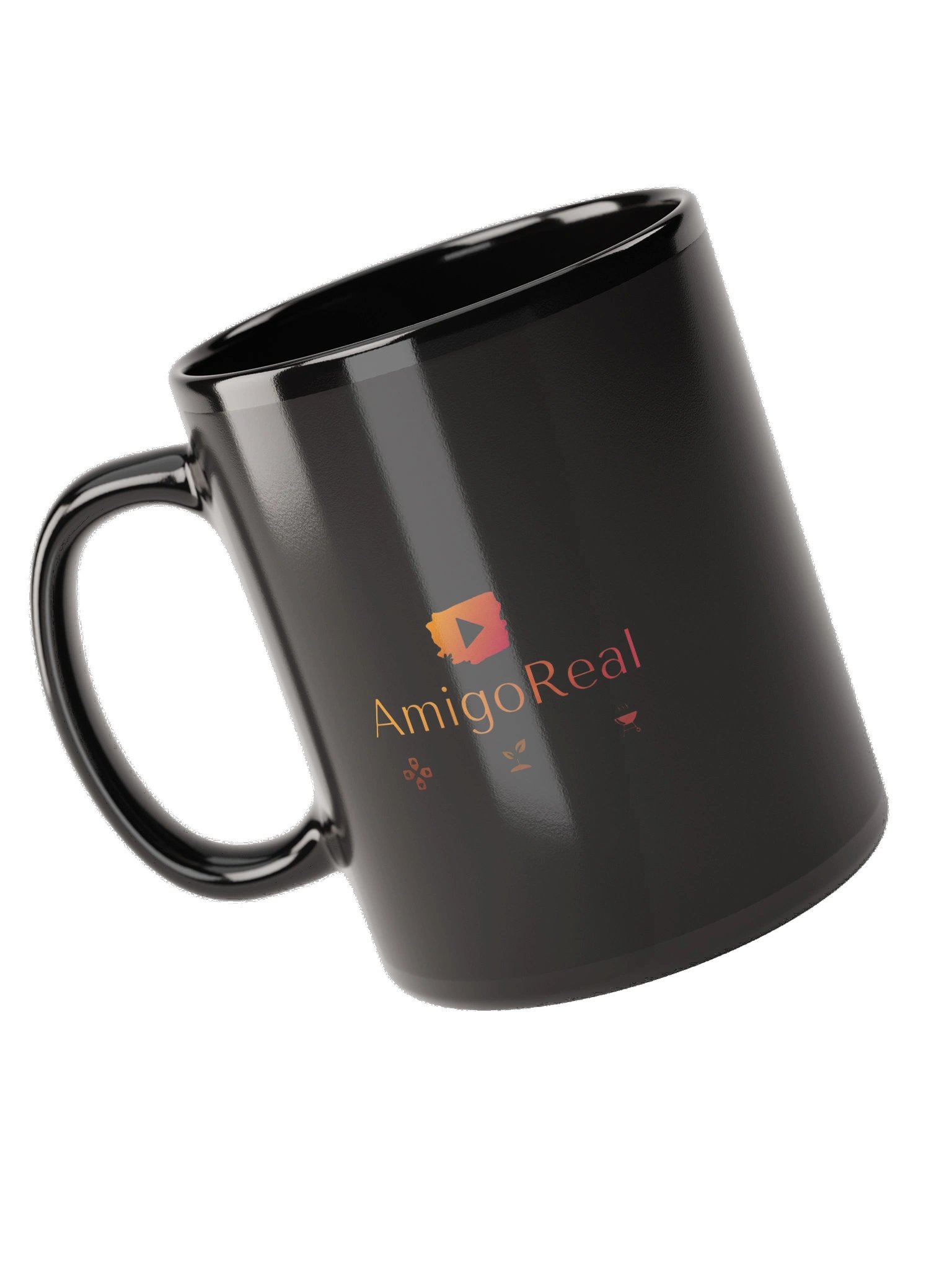 AmigoReal Tasse schwarz glänzend product image (5)