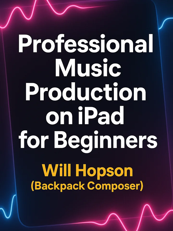 Producing Professional Music on an iPad e-book product image (1)