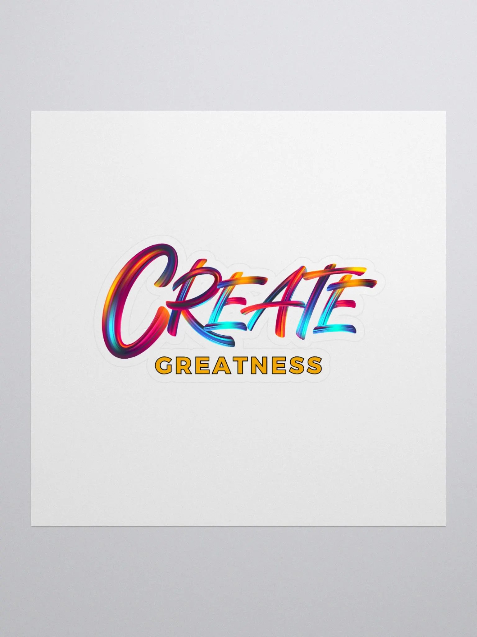 Create Greatness - Kiss Cut Stickers product image (1)