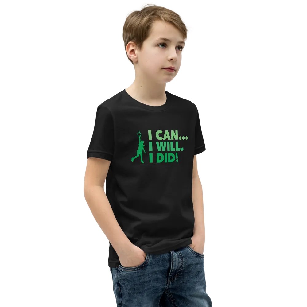 I Can... I Will. I Did! Green Kids Tee product image (4)