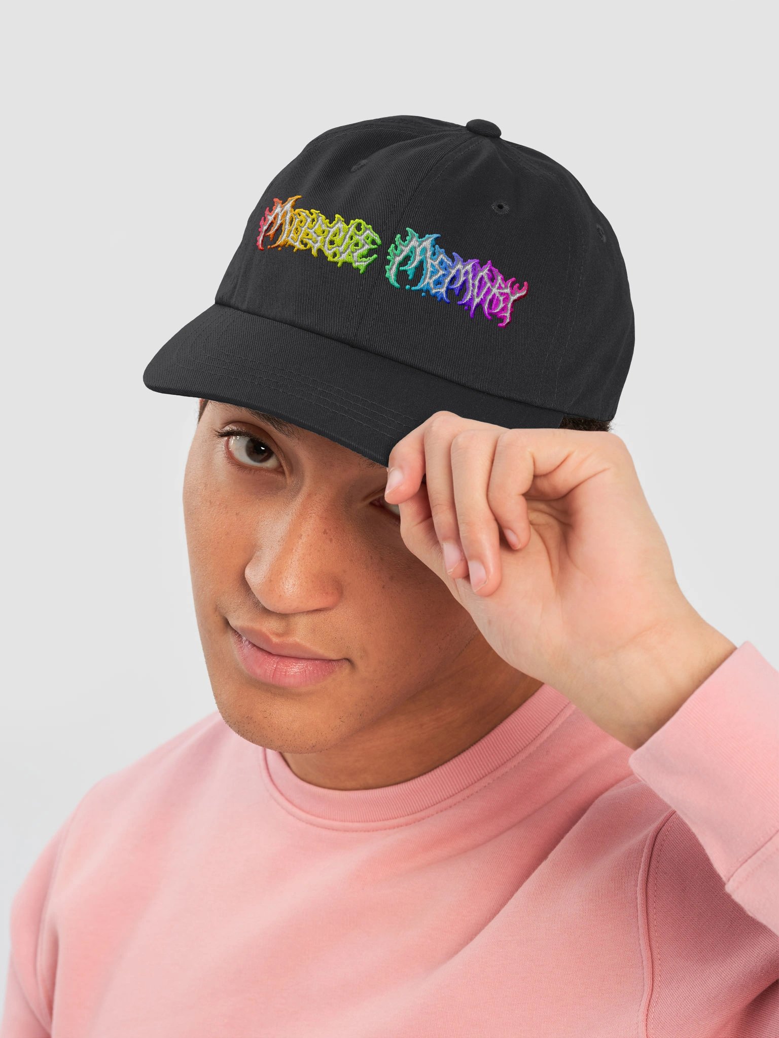Muscle Memory Rainbow Graffiti Dad Hat product image (29)