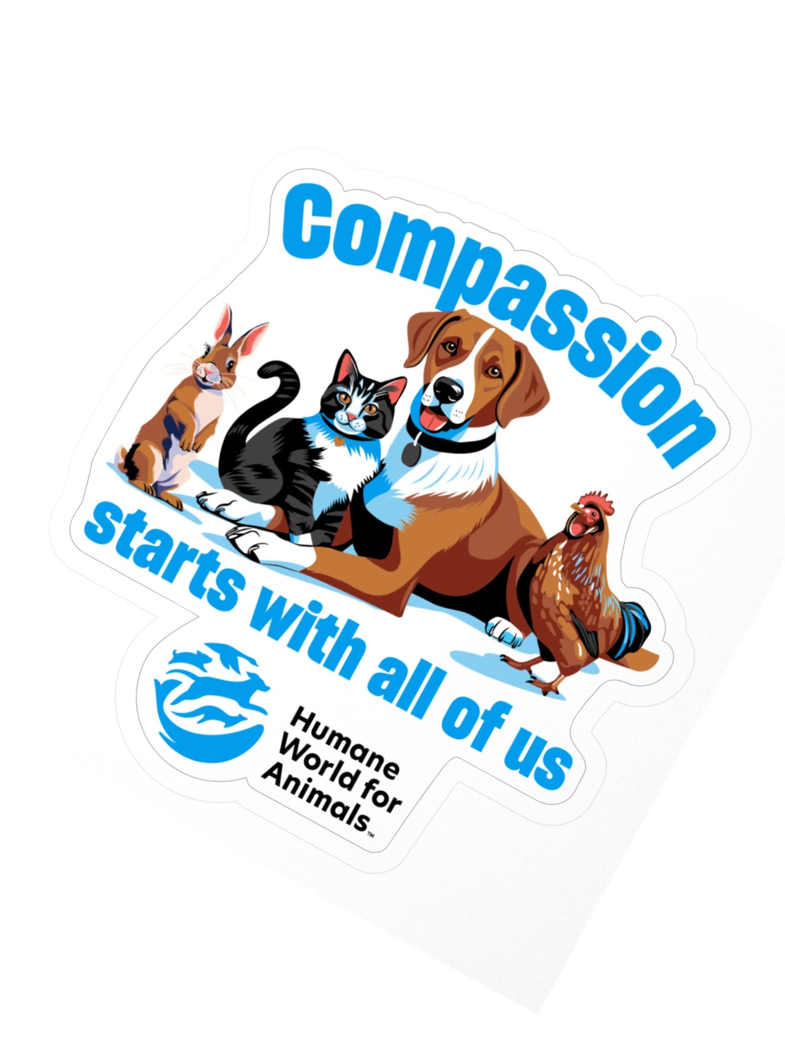 Compassion starts with all of us - Sticker product image (3)