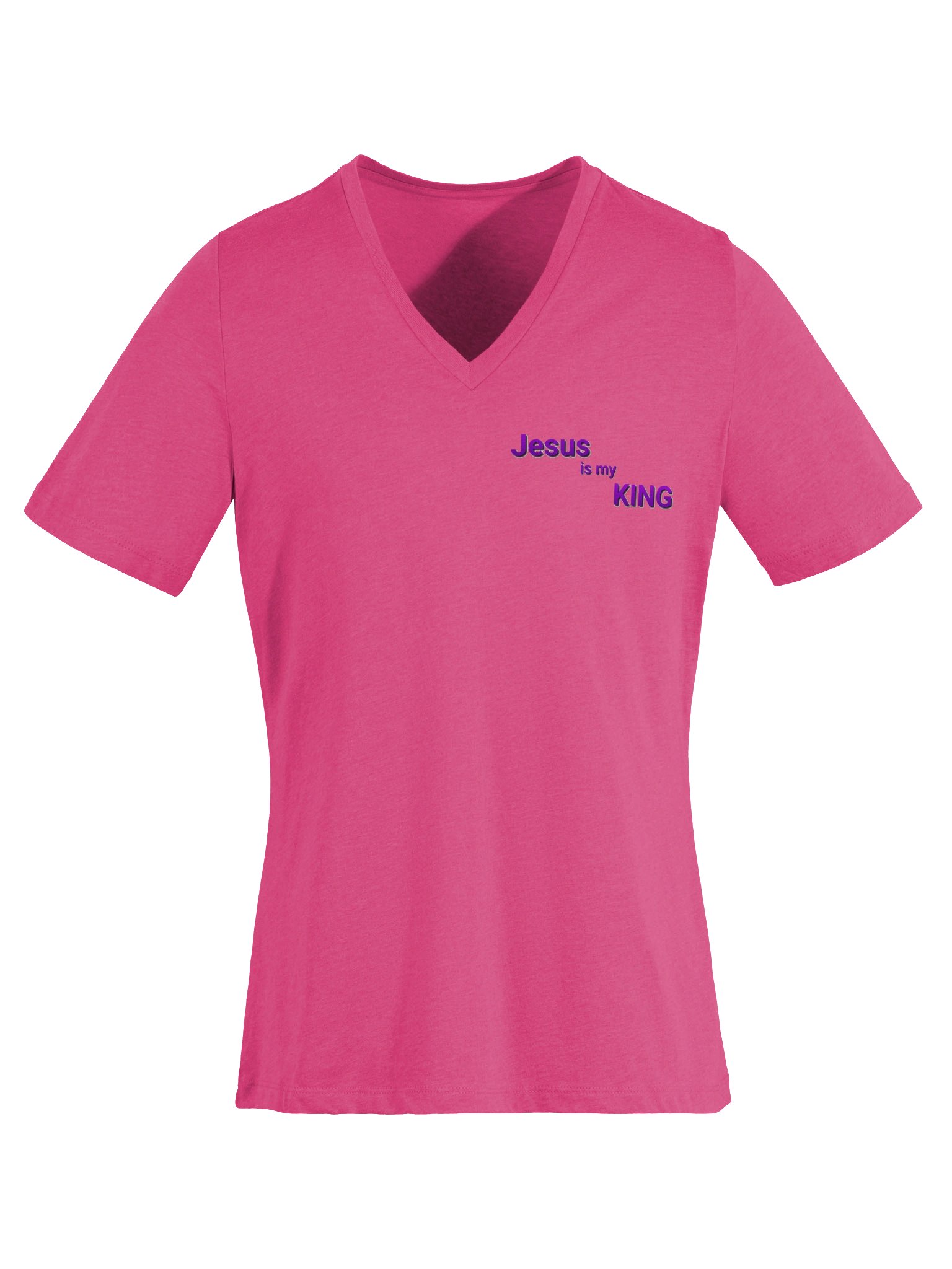Jesus is my King Ladies V-Neck T-Shirt product image (41)
