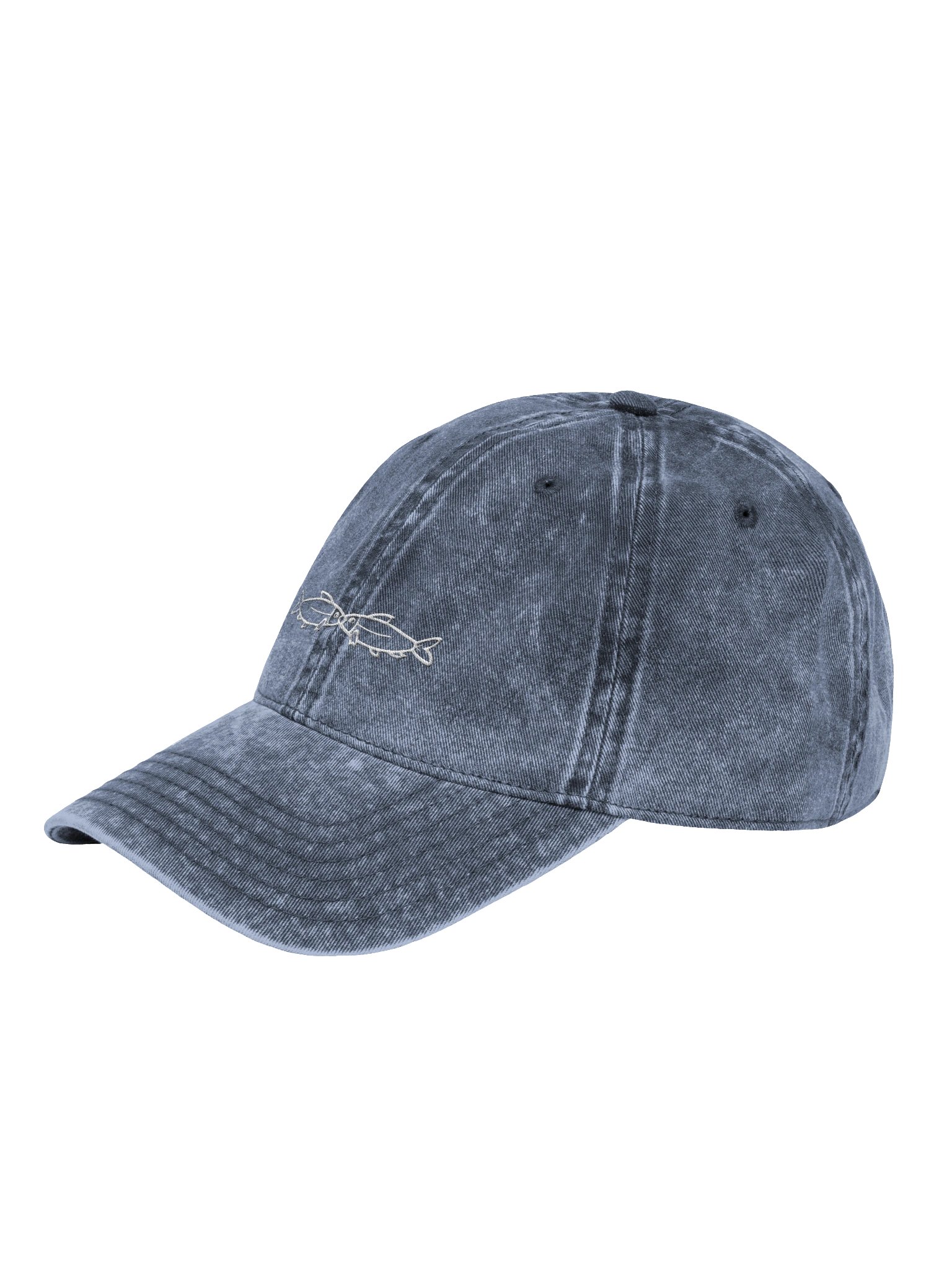 Embroidered Denim Fish Hat product image (2)