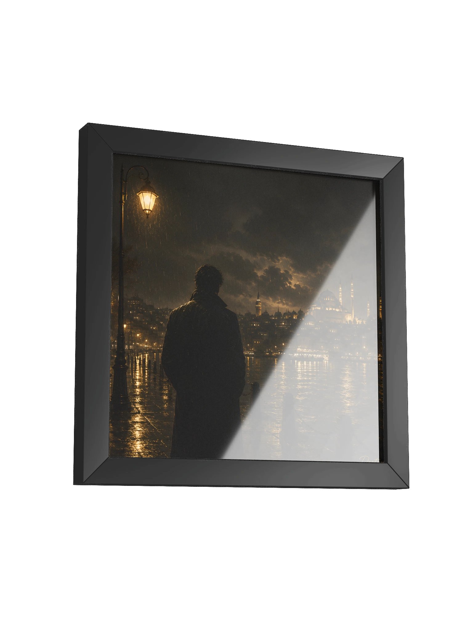 Yağmurlu Gece – Premium Çerçeveli Poster product image (13)