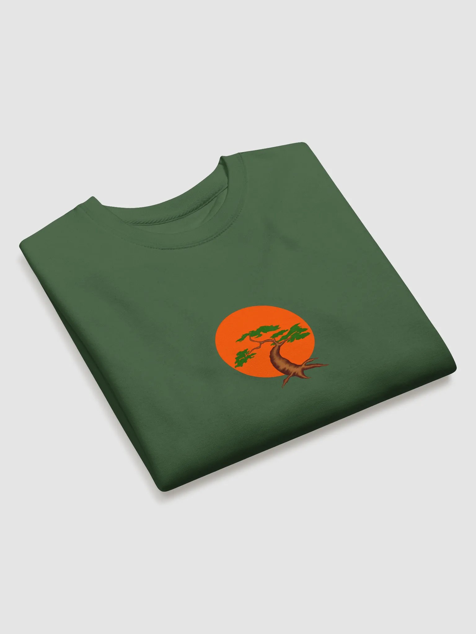 Stylized Tree Orange Sunset Sweatshirt product image (3)