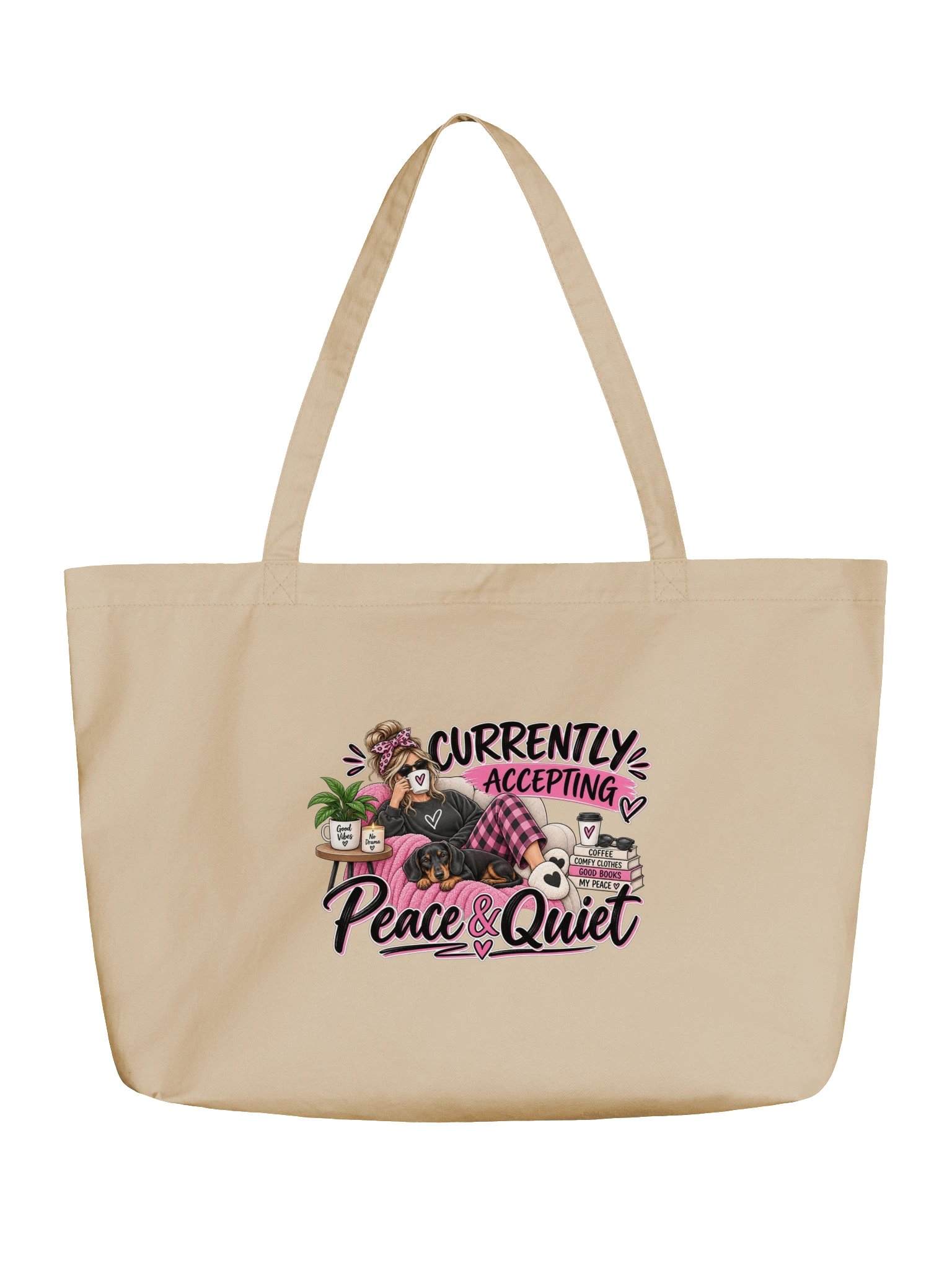 Peace & Quiet — Organic Cotton Tote product image (1)