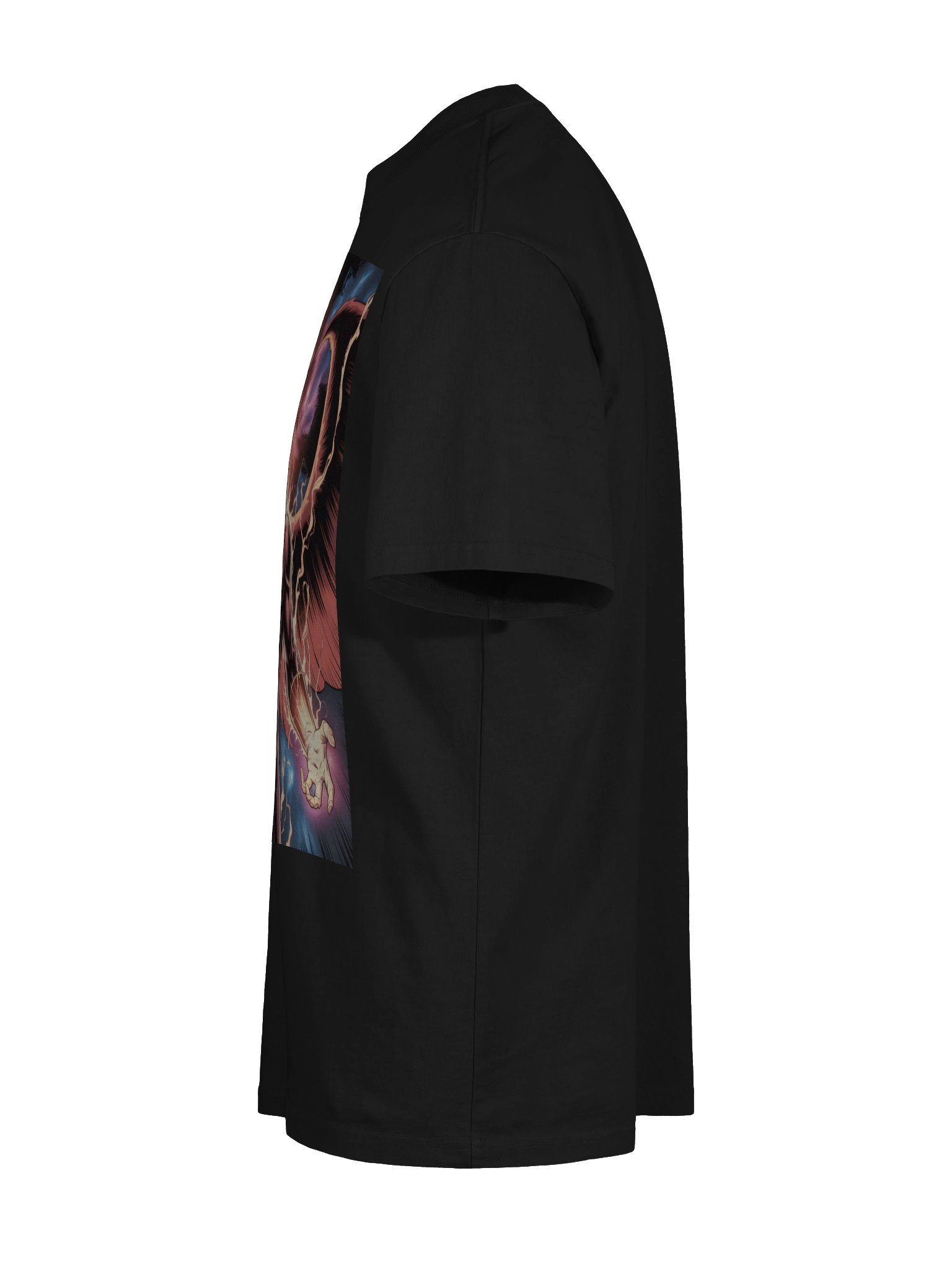 Dark Phoenix Inferno Eclipse Oversized Faded T-Shirt – Phoenix Fury Mantle product image (10)