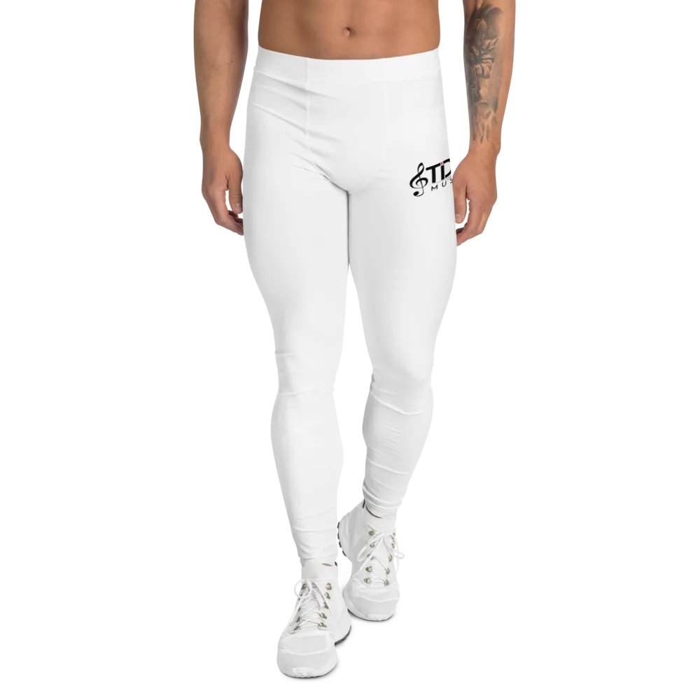 Men's Performance Slim Fit White Leggings - TDS Music Exclusive product image (1)