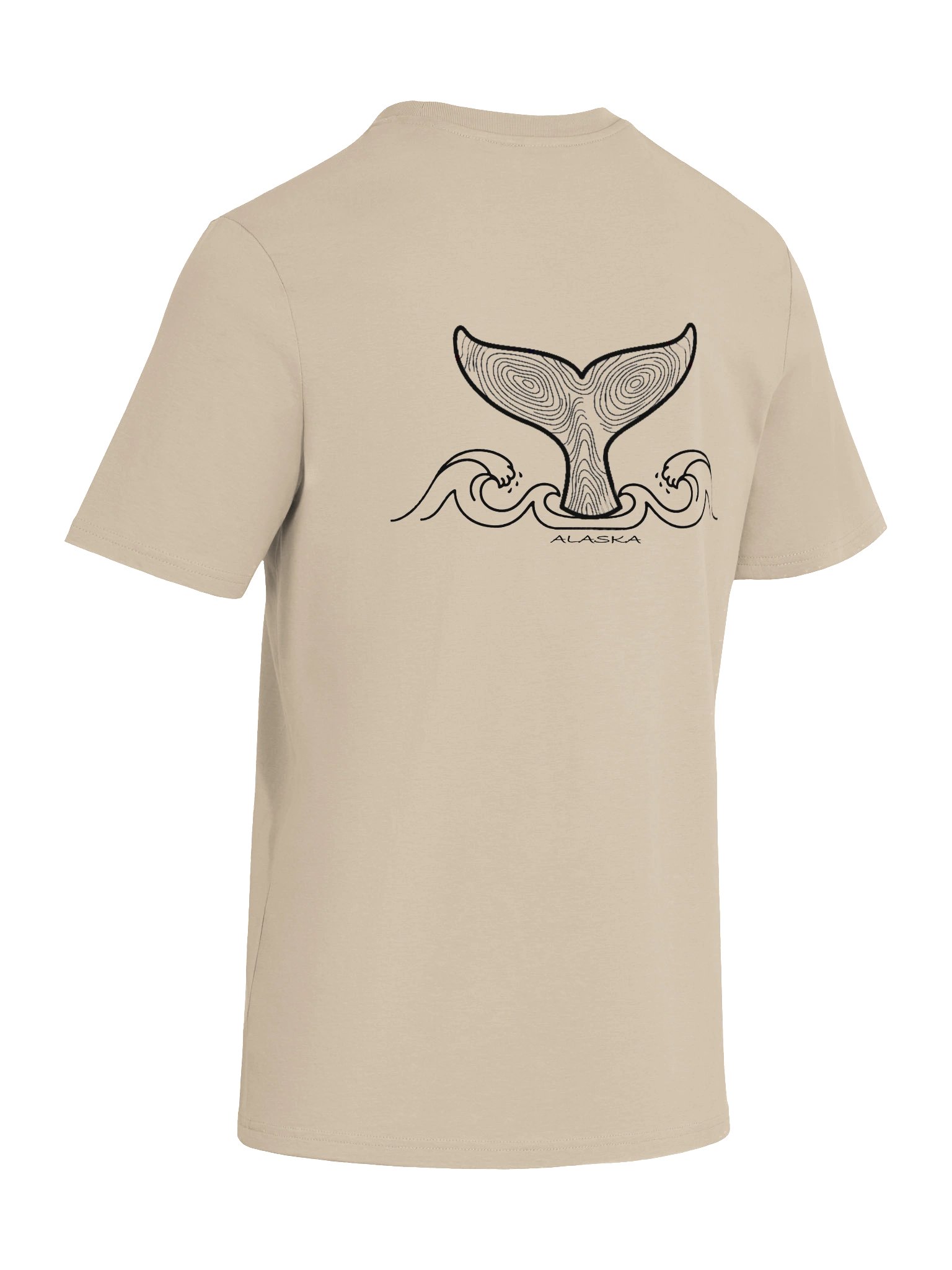 DELUXE "WHALE TAIL" ORGANIC COTTON TEE product image (31)
