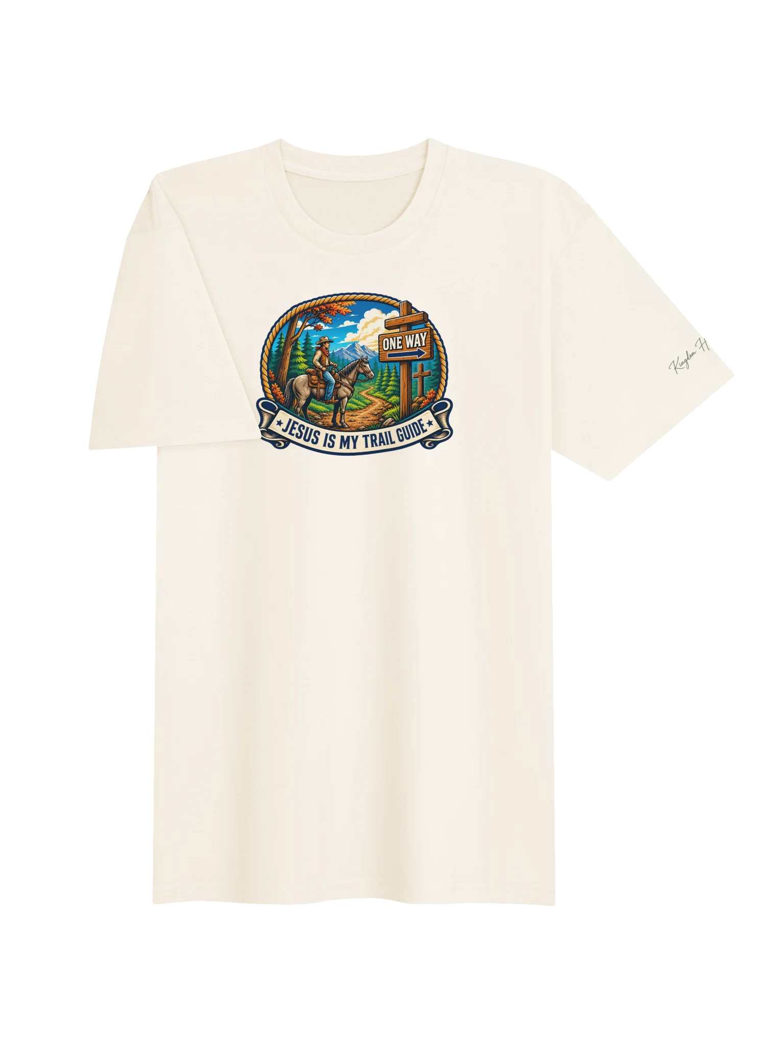 Jesus Is My Trail Guide (B) Premium Men's Tee product image (28)