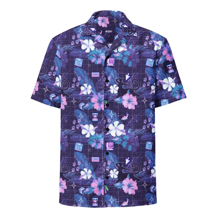 VapTAURwave Hawaiian Button-up Shirt product image (1)