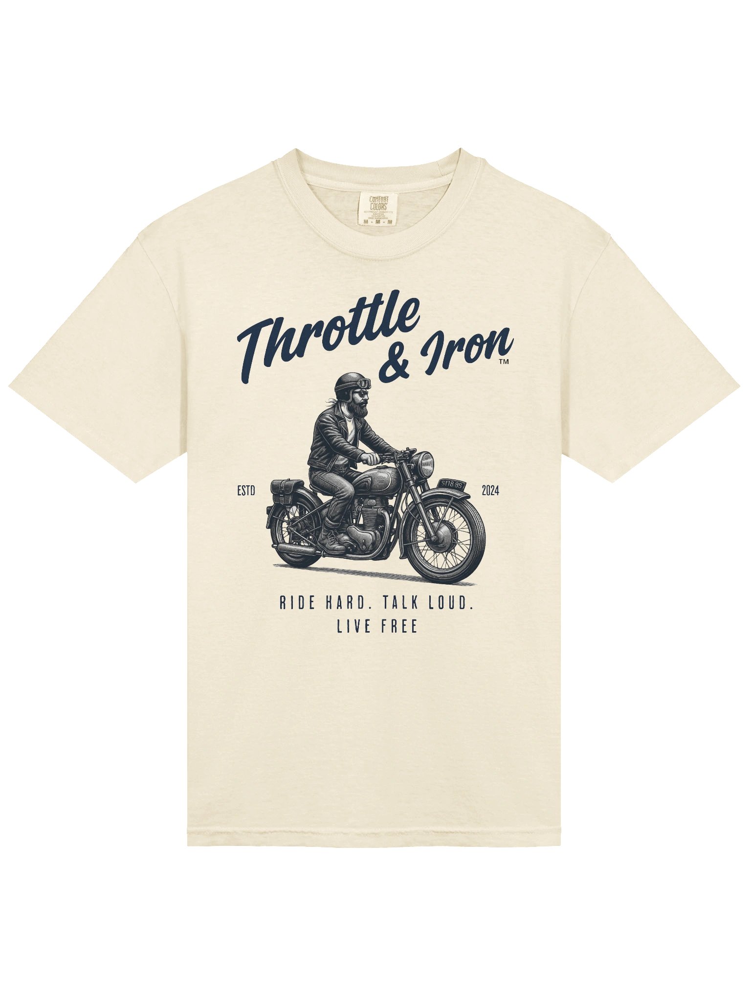 Throttle & Iron “Classic Cruiser” Tee — Men’s Retro Rider Edition product image (73)
