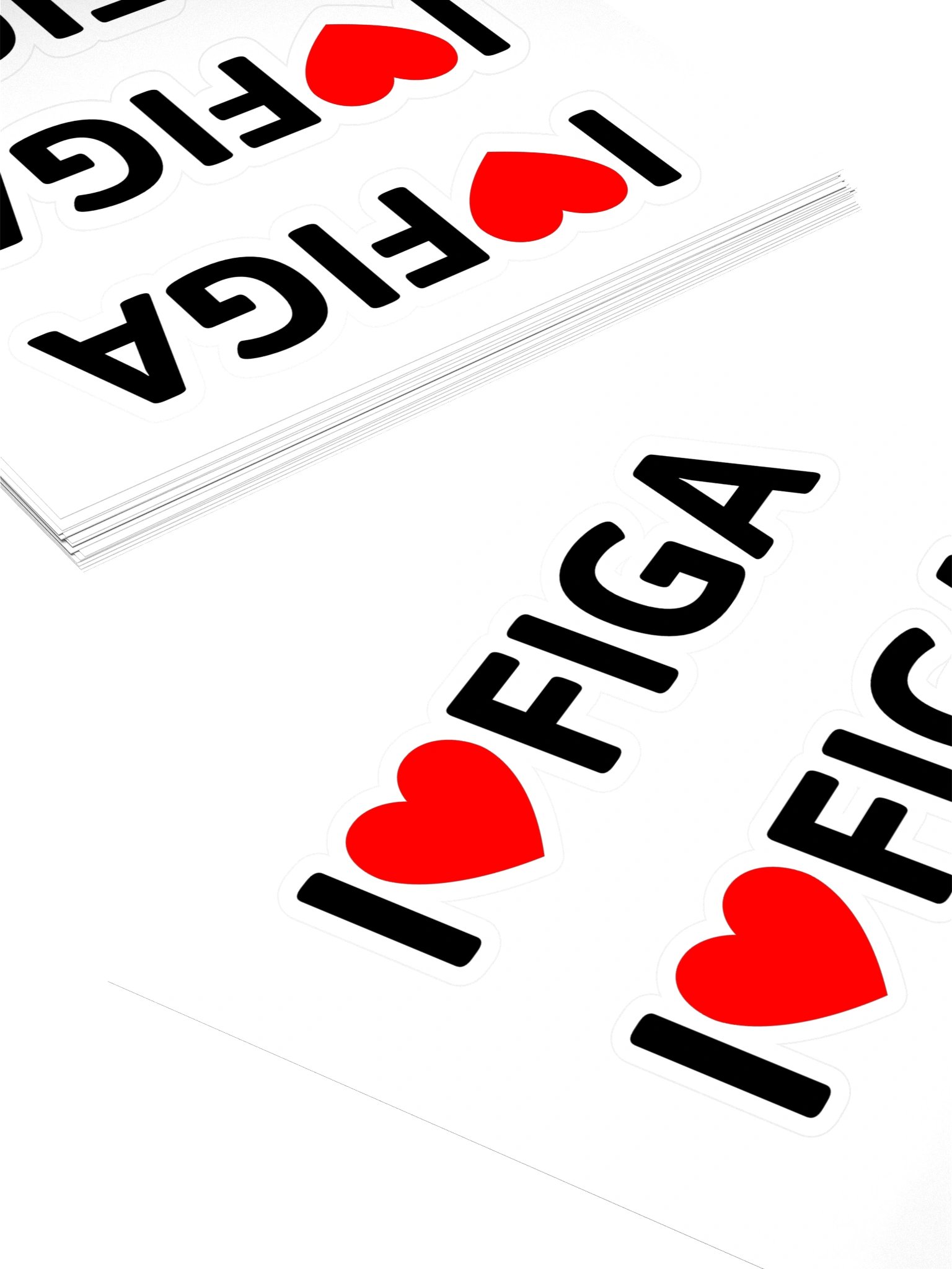 I ♥️ FIGA stickers product image (4)