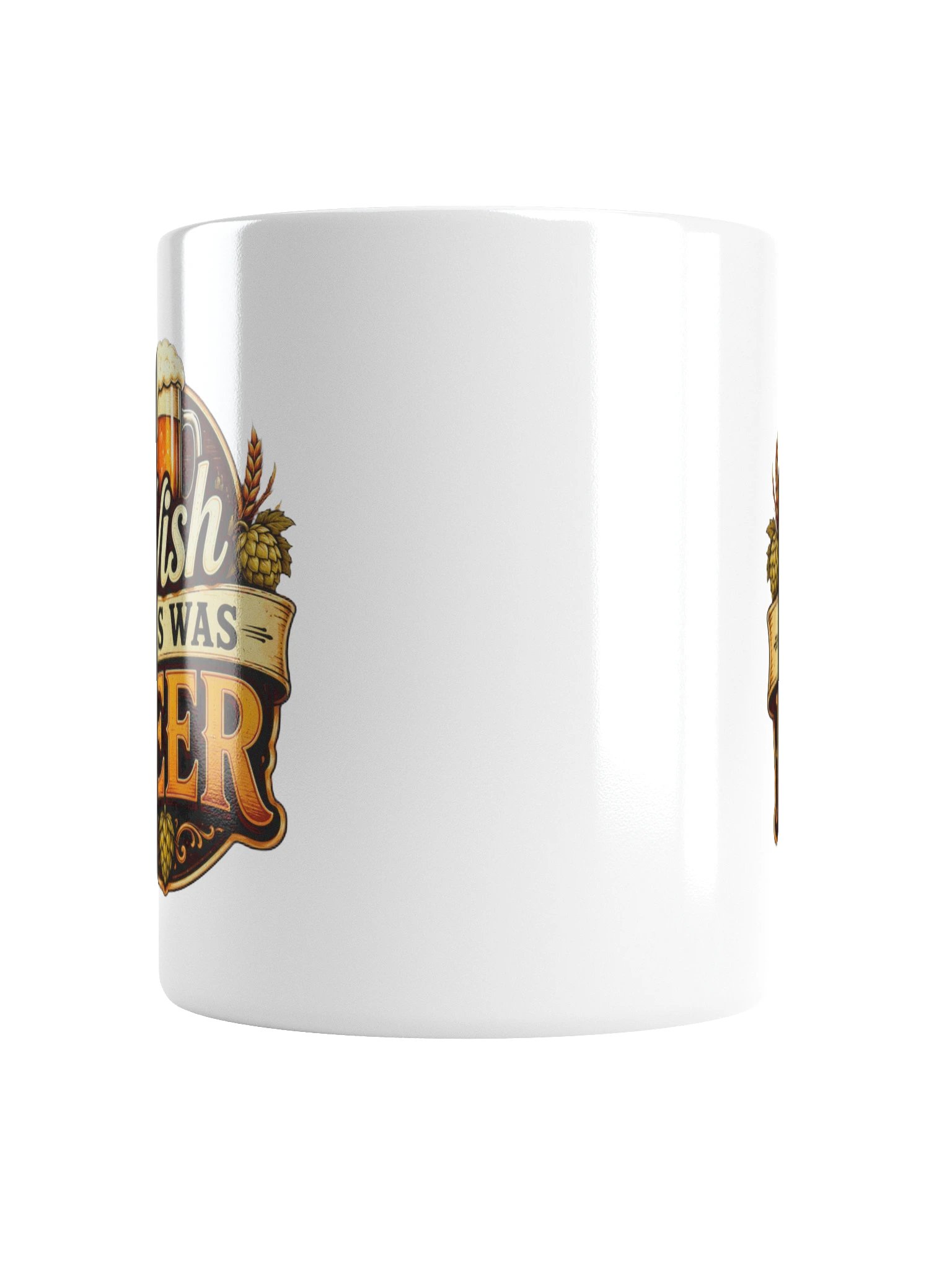 Wish This Was Beer Vintage Badge Mug product image (2)