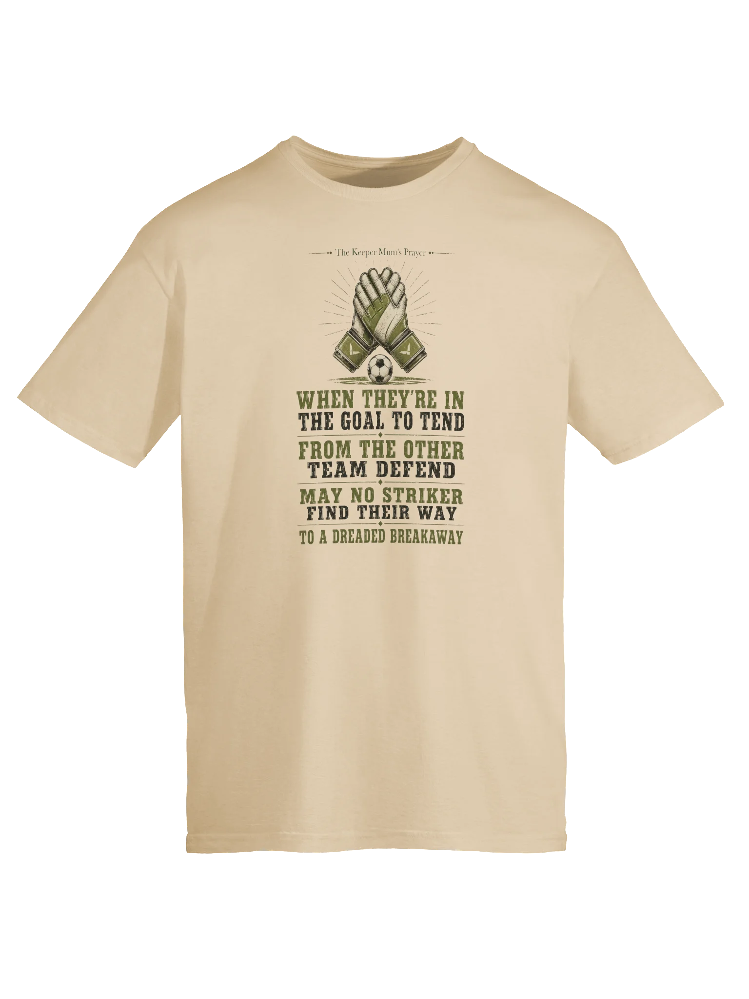The Football Goalkeeper Mum’s Prayer #2 Tee product image (5)