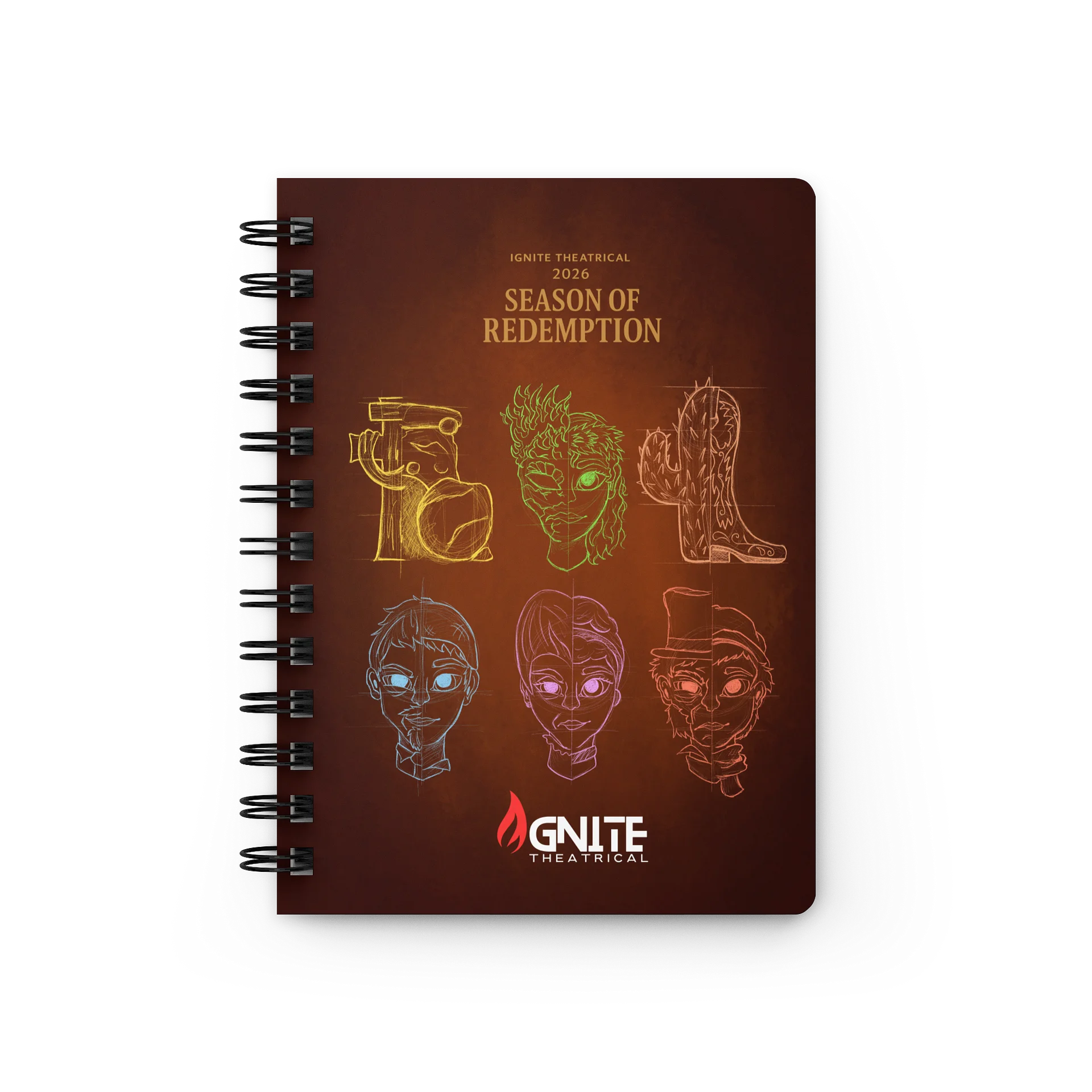Ignite Theatrical Season 2026 Collector’s Spiral Journal product image (1)