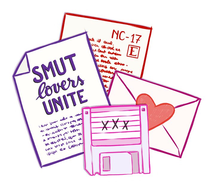 sticker : smut lovers unite product image (1)