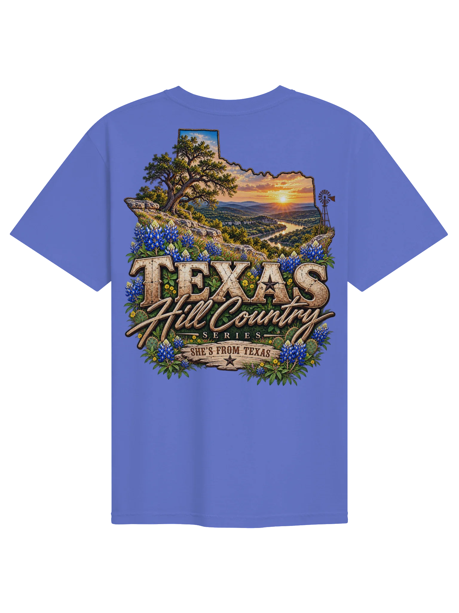 She’s From Texas Tee – Texas Hill Country Series product image (6)