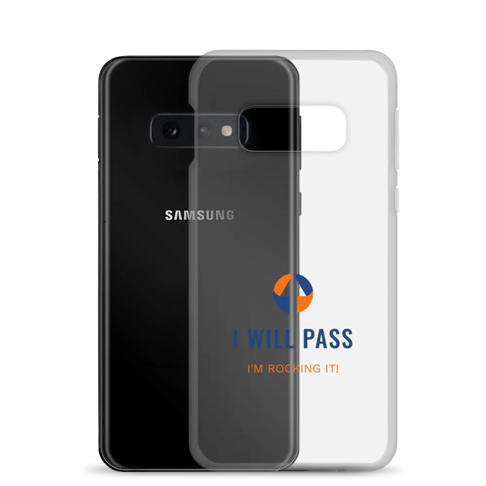 I WILL PASS Clear Samsung® Case product image (21)