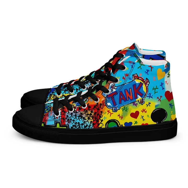 Tank the Skaterboy // Mens Graffiti High Tops product image (1)