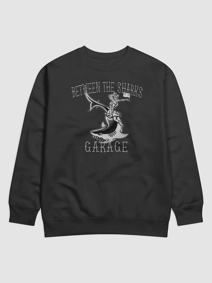 Shark Rider Sweatshirt in Black product image (1)