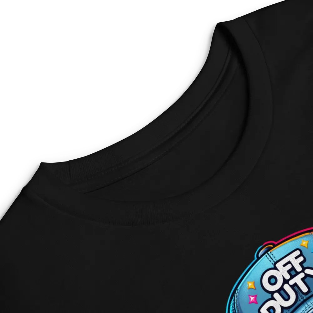 Off Duty Gaming Cow Youth Long Sleeve T-Shirt product image (12)