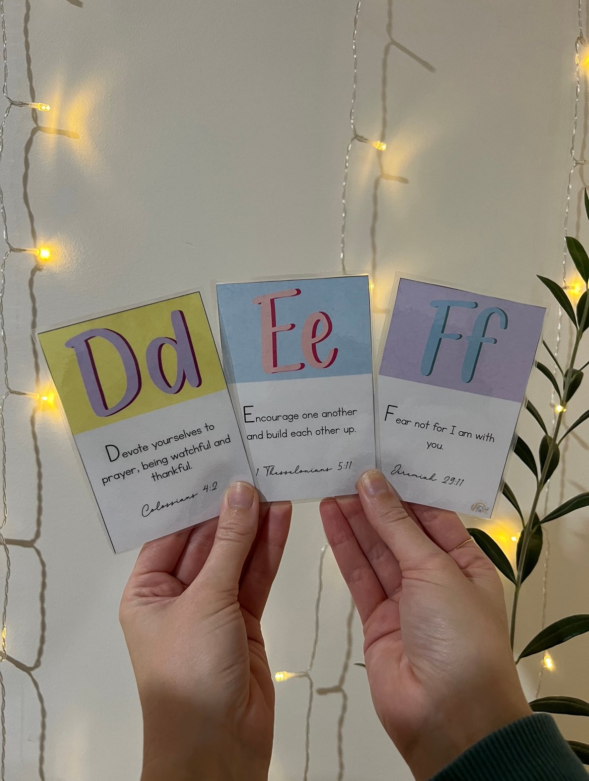 Alphabet Bible Verse Cards product image (3)