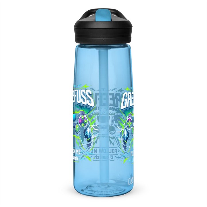 Neon Gaming Wings Sports Water Bottle product image (2)
