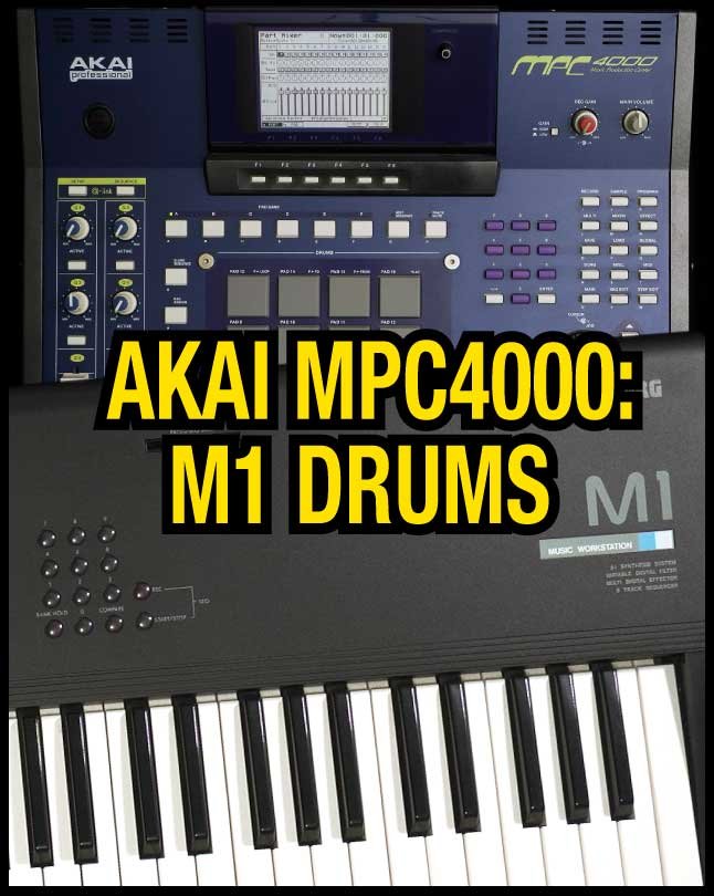Akai MPC4000: Korg M1 Drums product image (1)