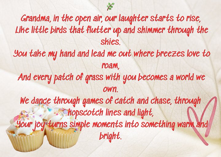 You Bring Sunshine and Joy: Grandmother Birthday. product image (2)