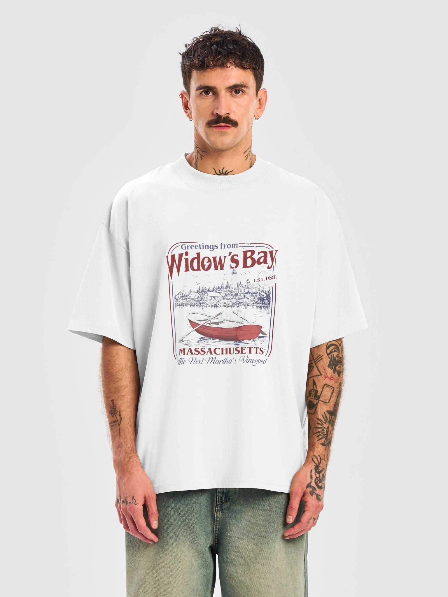 Greetings From Widow’s Bay Shirt – Vintage Coastal Graphic Tee product image (57)