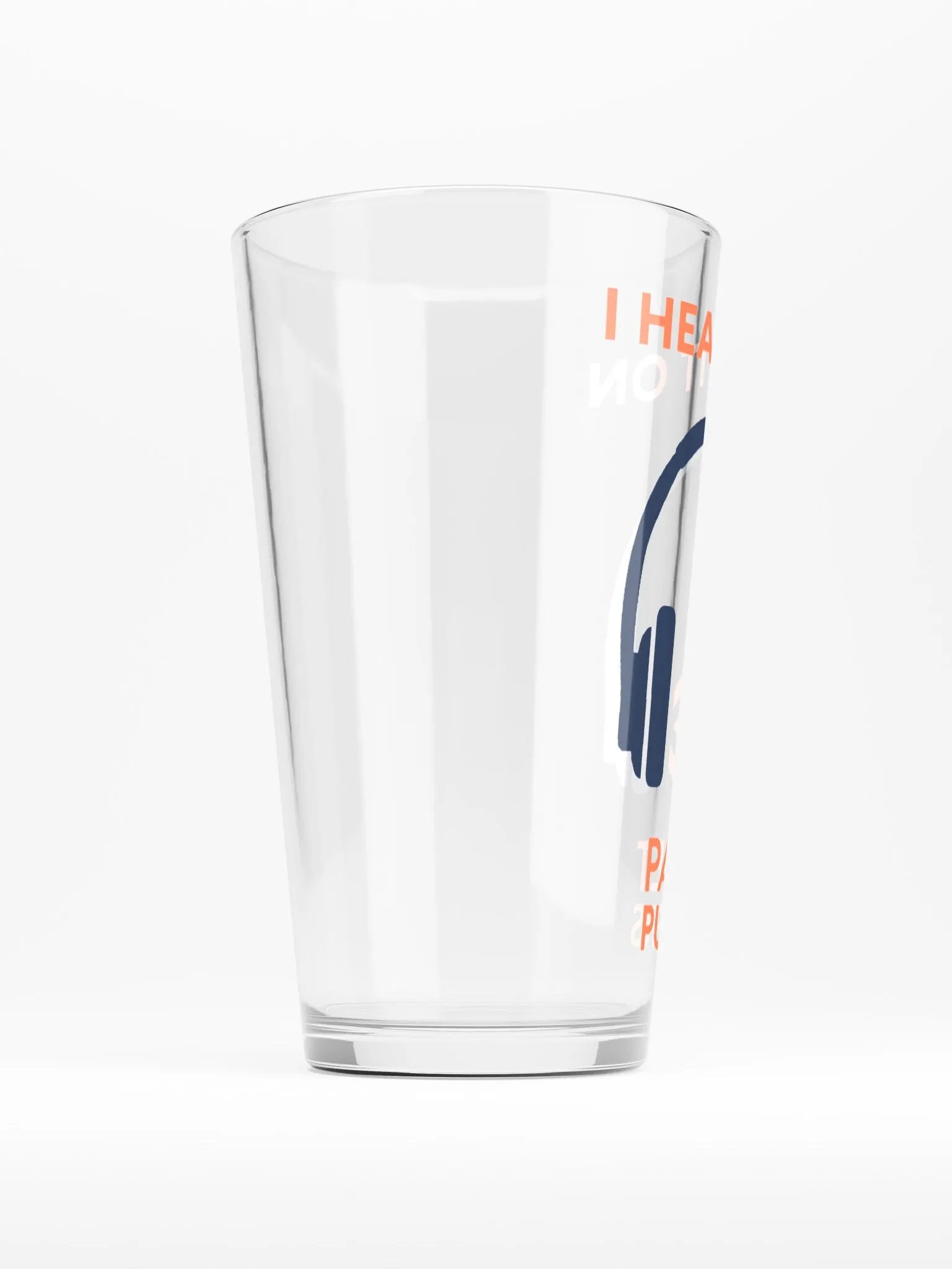 Listen & Sip Pint Glass product image (2)