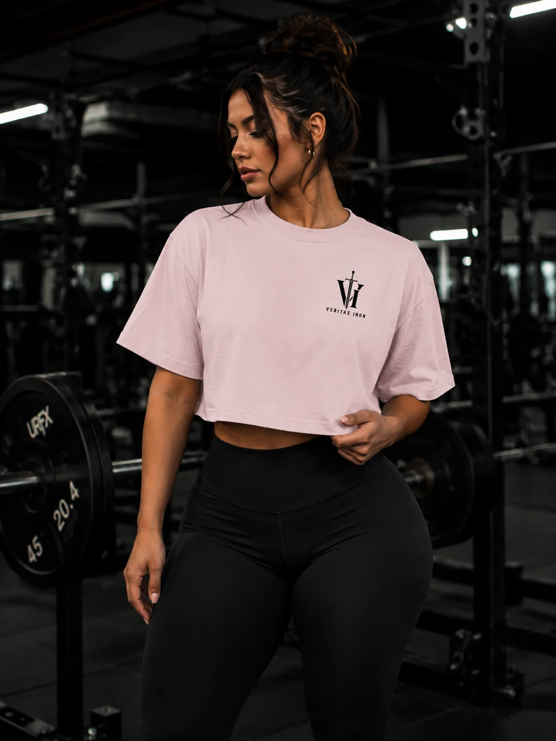 Thick Thighs, Thin Patience Crop Tee product image (2)