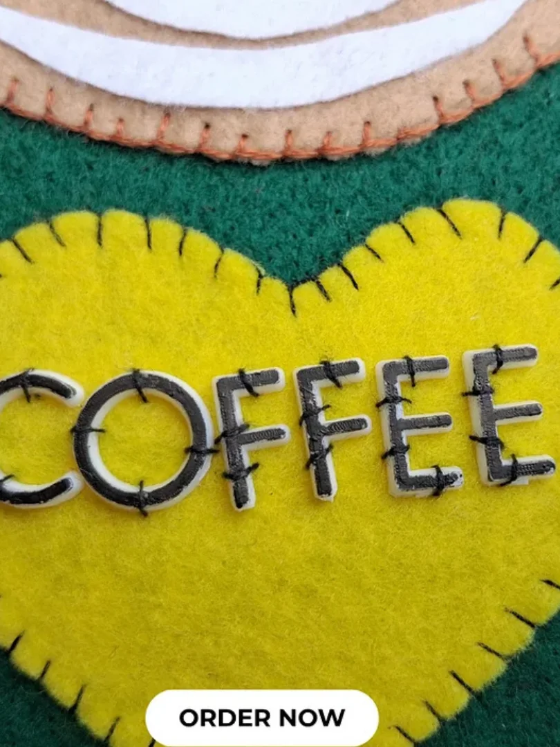 Coffee Cup 2D Keychain product image (2)