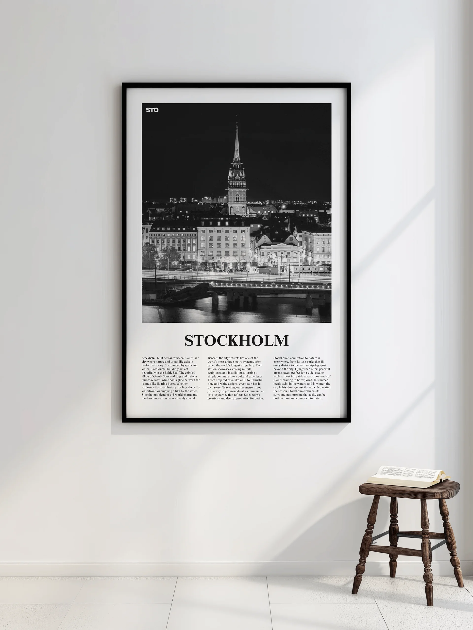 Stockholm 03 Newspaper Poster product image (2)