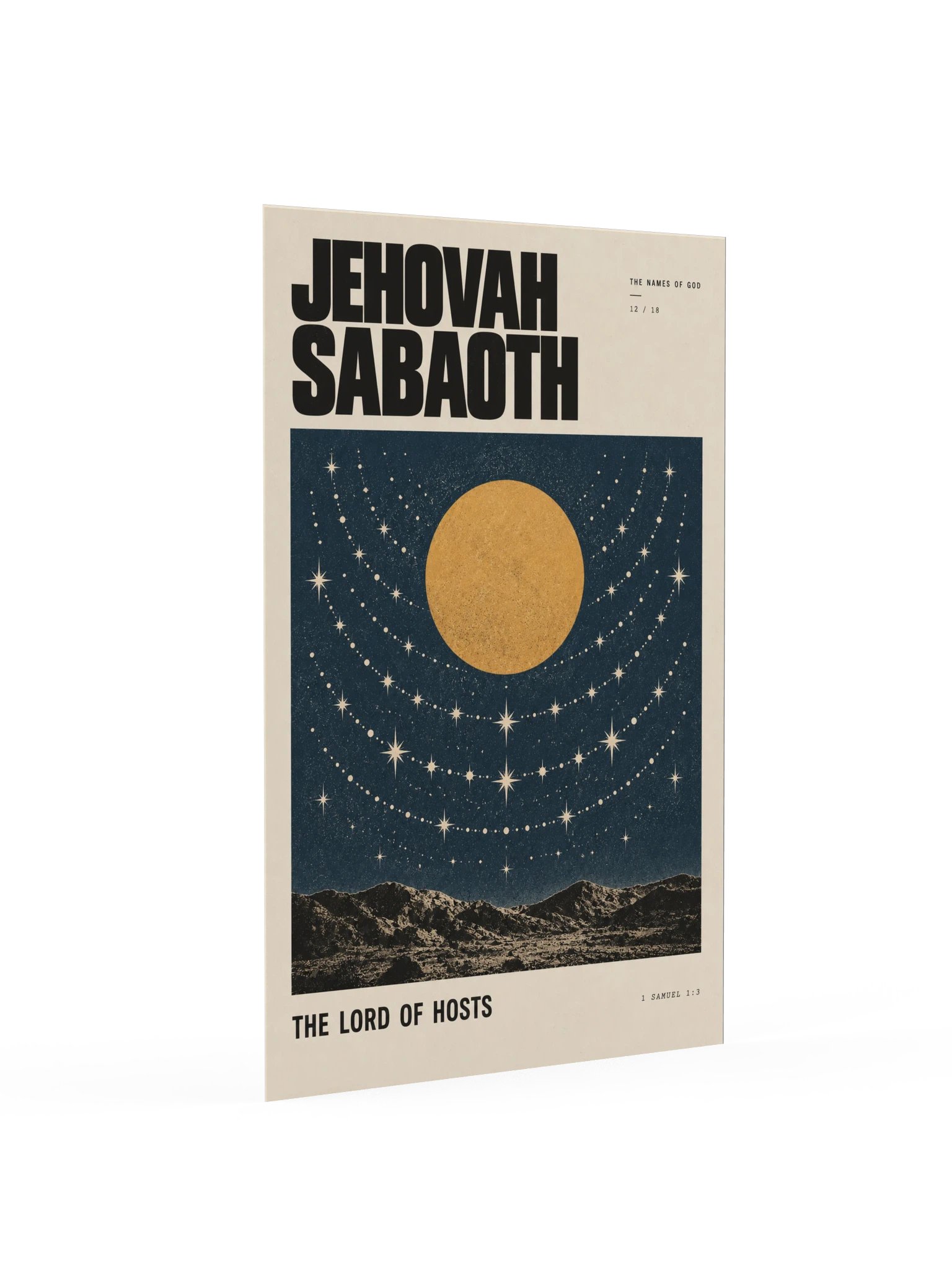 Jehovah Sabaoth | Names of God Art Print product image (2)