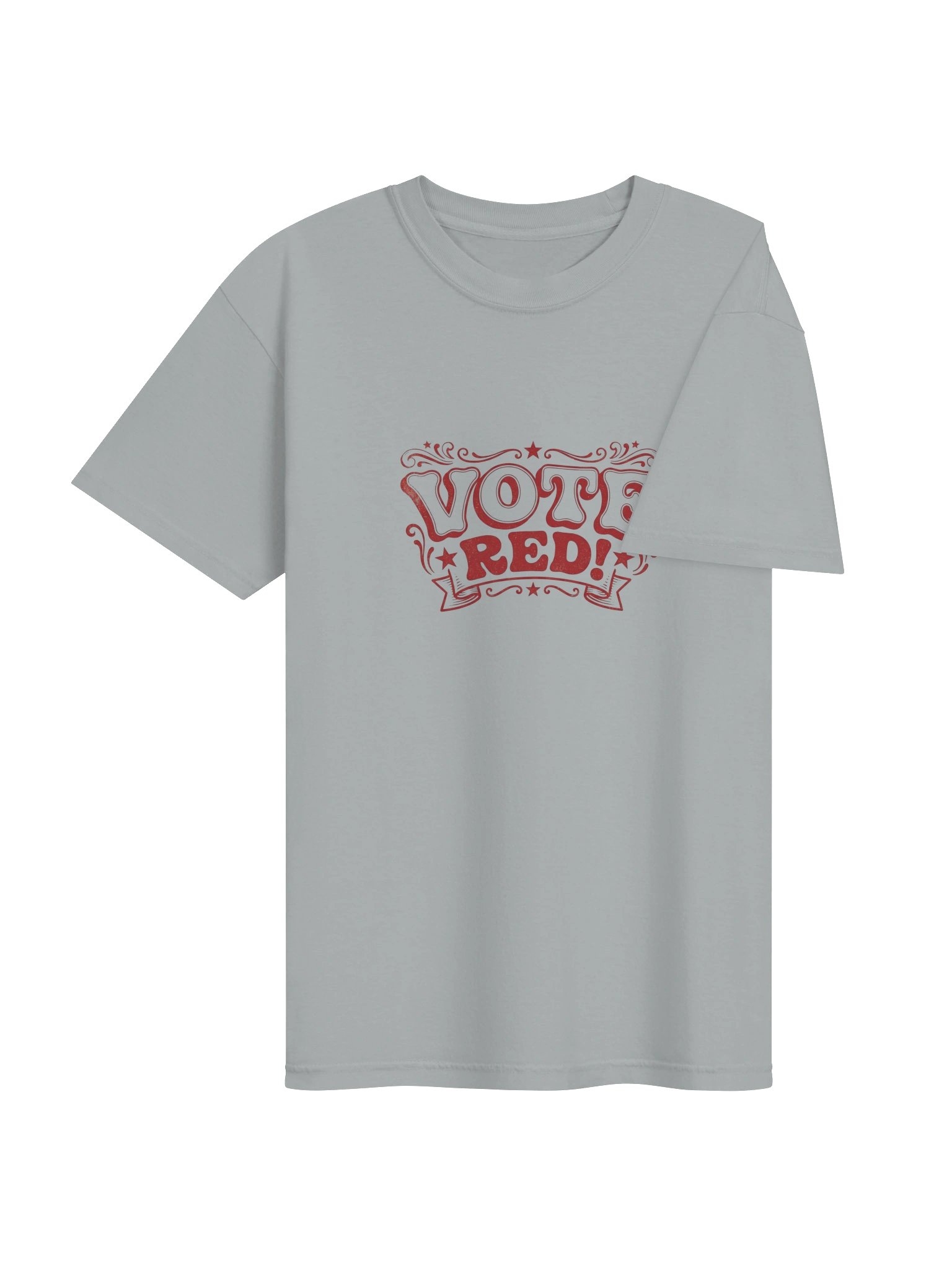 Brazen Candor – Get Your Butt in the Booth! T-Shirt - Gray - Vote Red product image (6)
