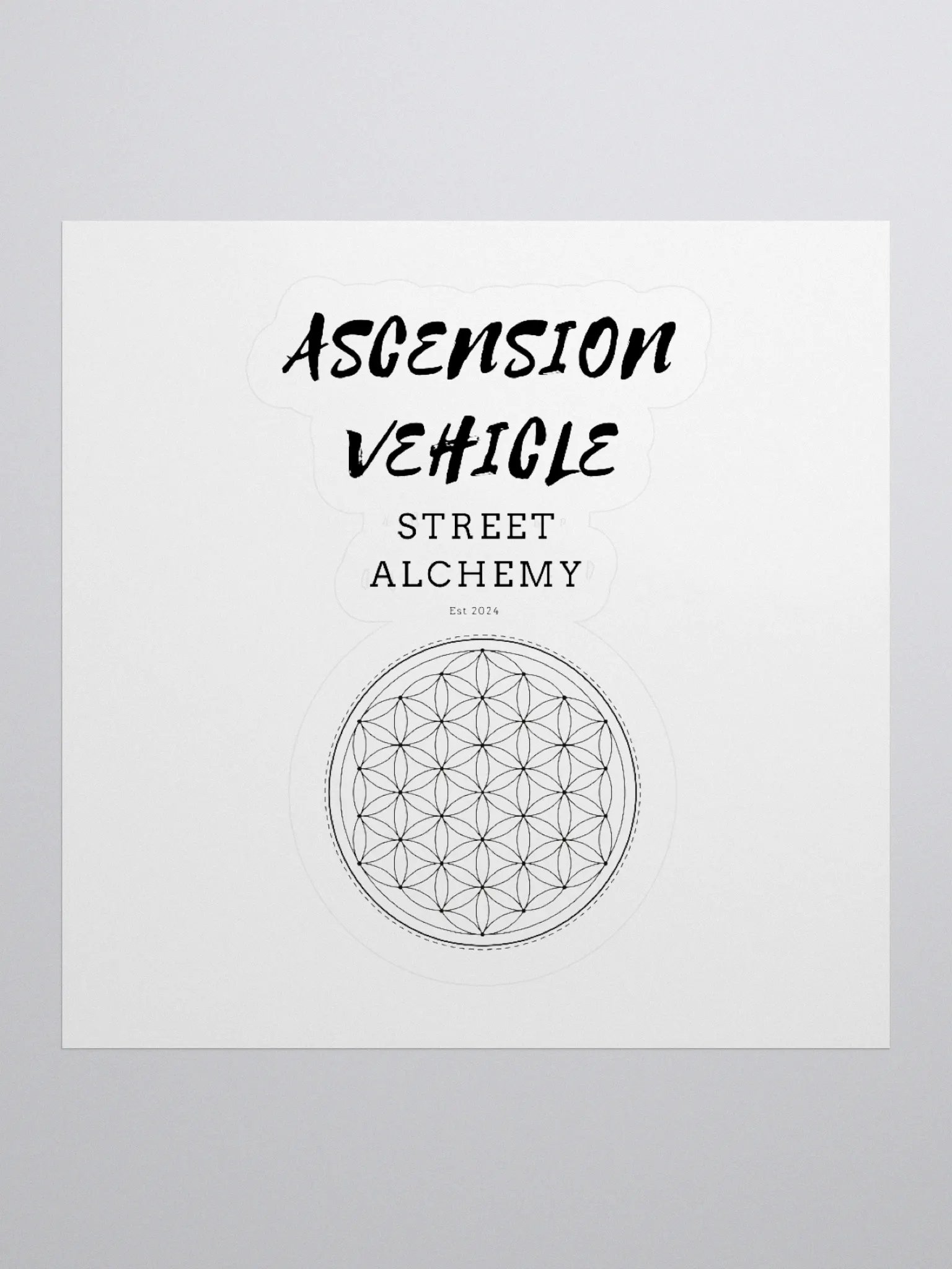 Sacred Geometry Kiss Cut Stickers product image (3)