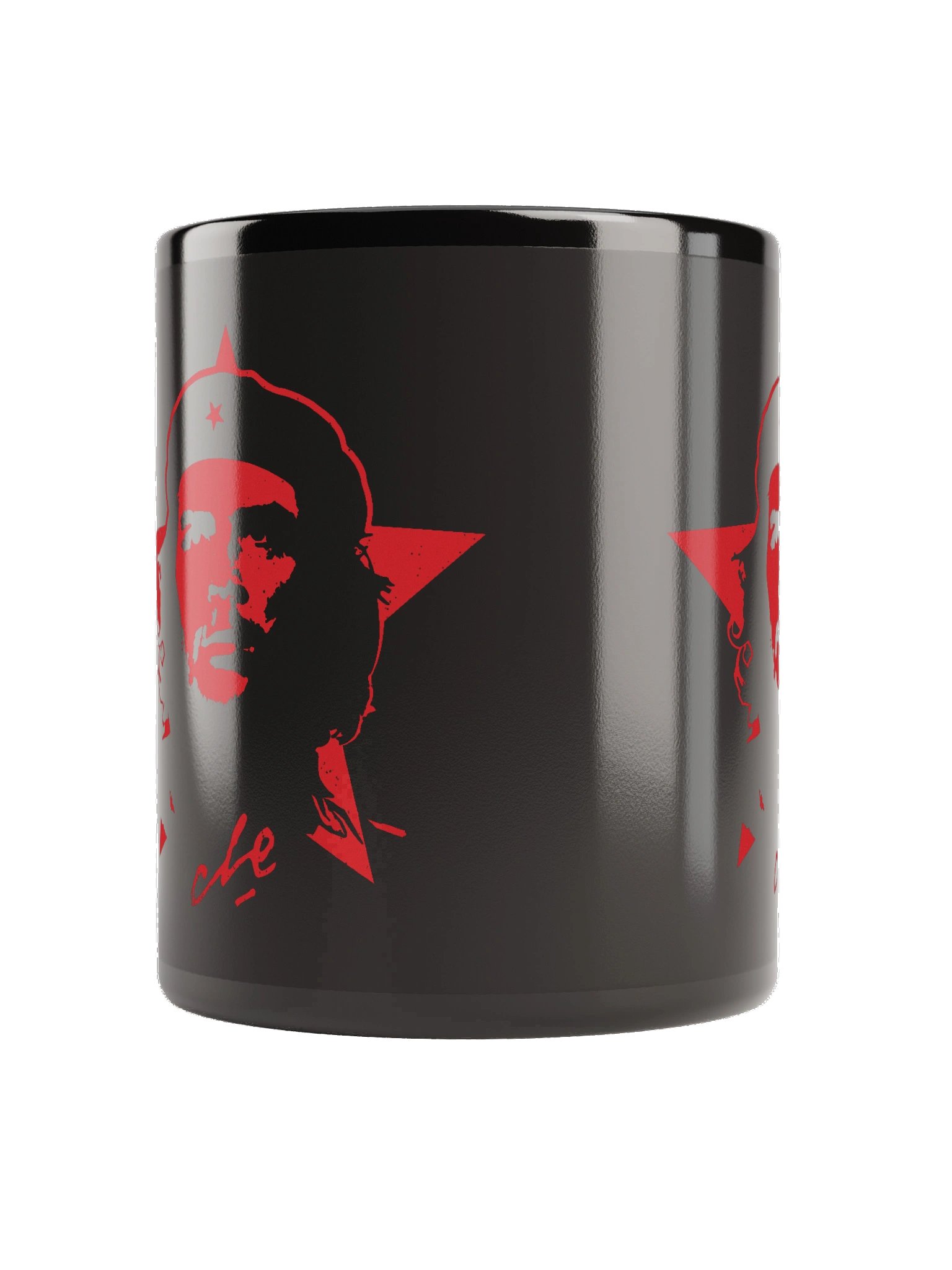 Che Guevara Mug Red Star Revolution Rebel Ceramic Mug Black product image (2)