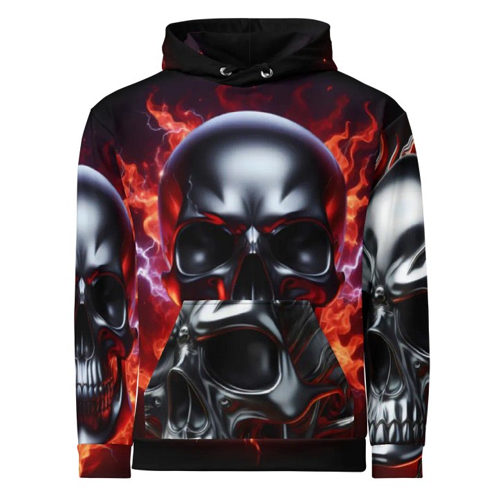 Silver Blaze - Unisex Skull Hoodie #20 product image (1)
