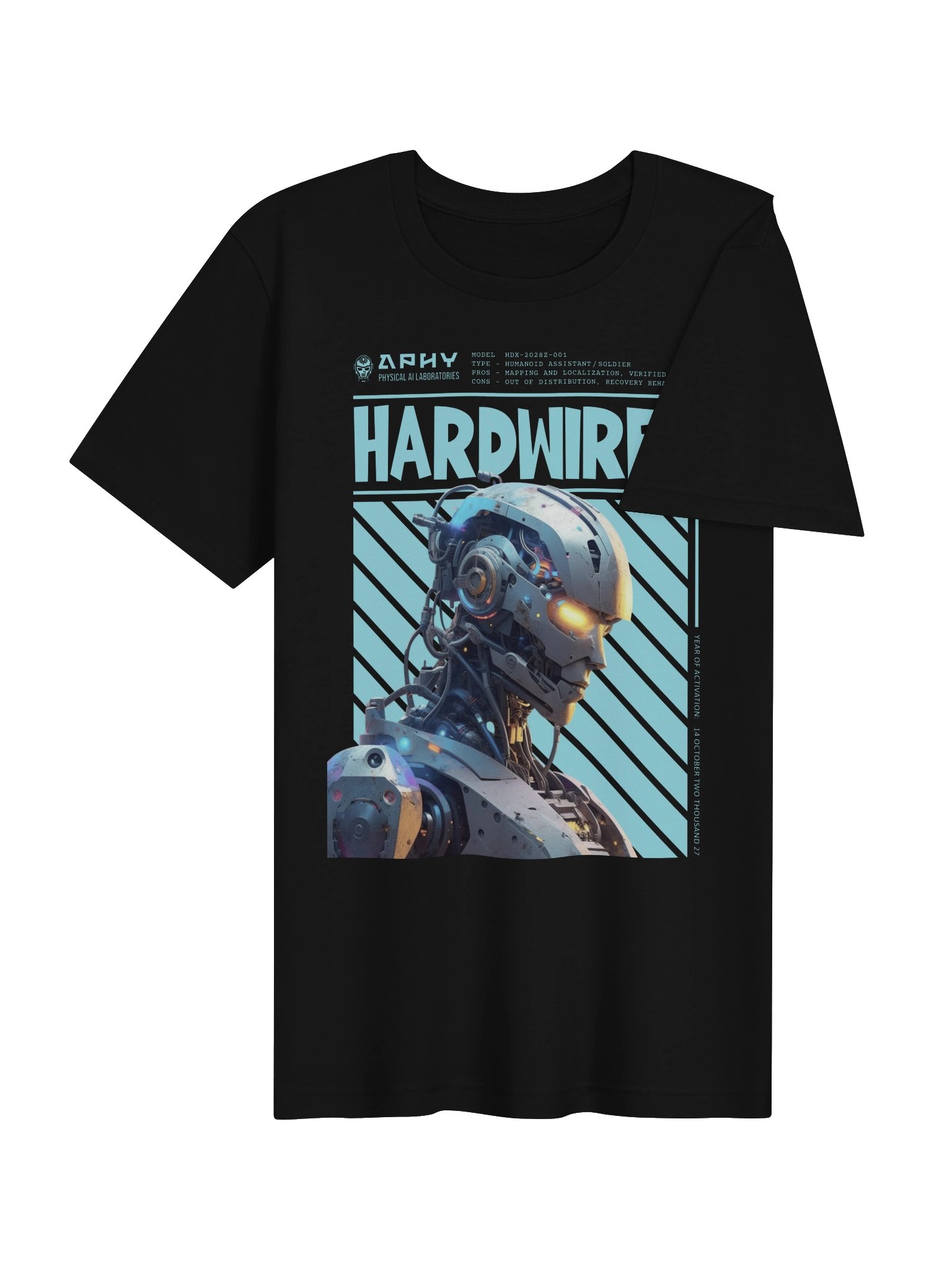 Hardwired | Physical AI Robotics Tee product image (4)