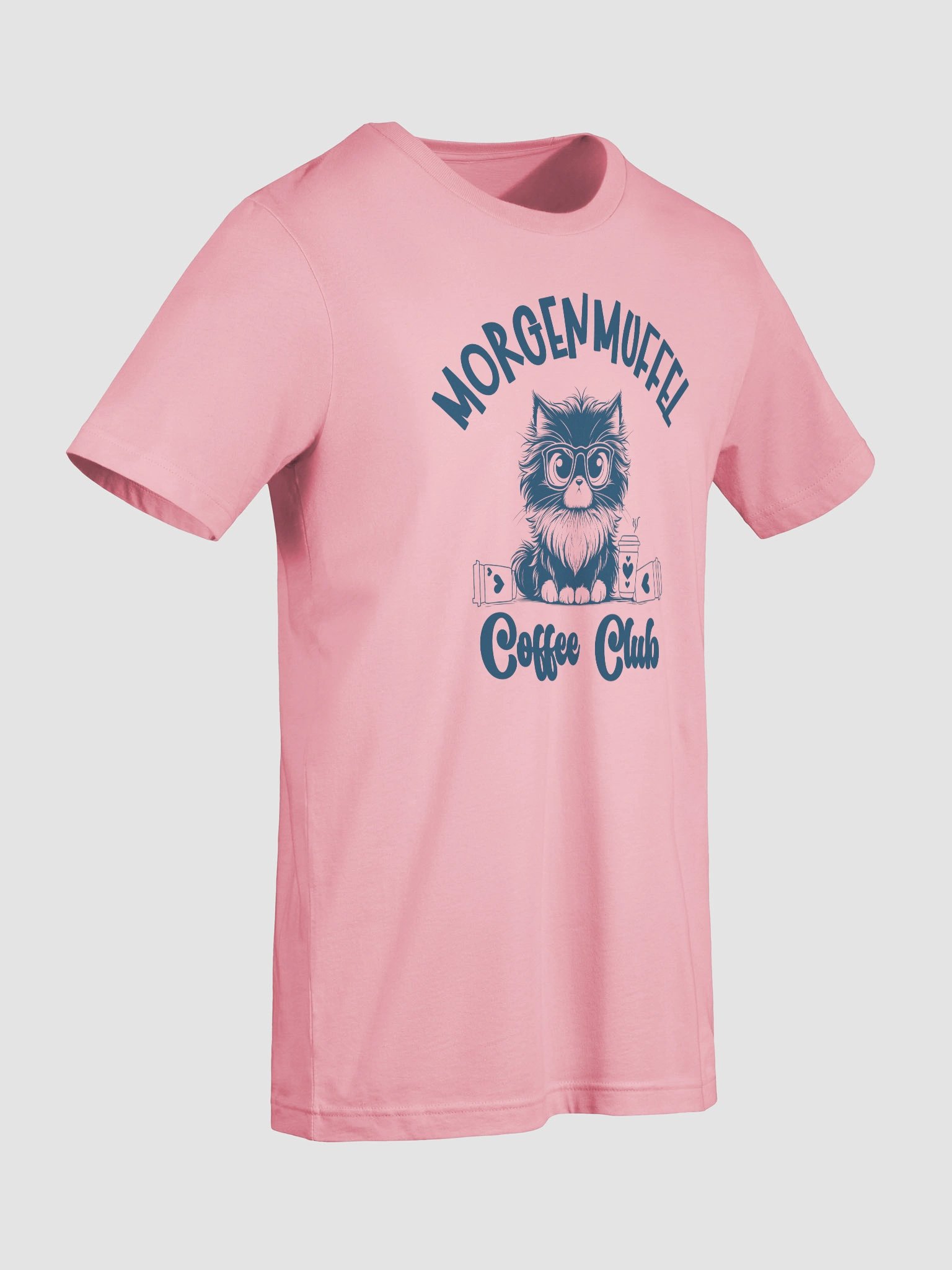Morgenmuffel Cat Coffee Club T-Shirt product image (9)