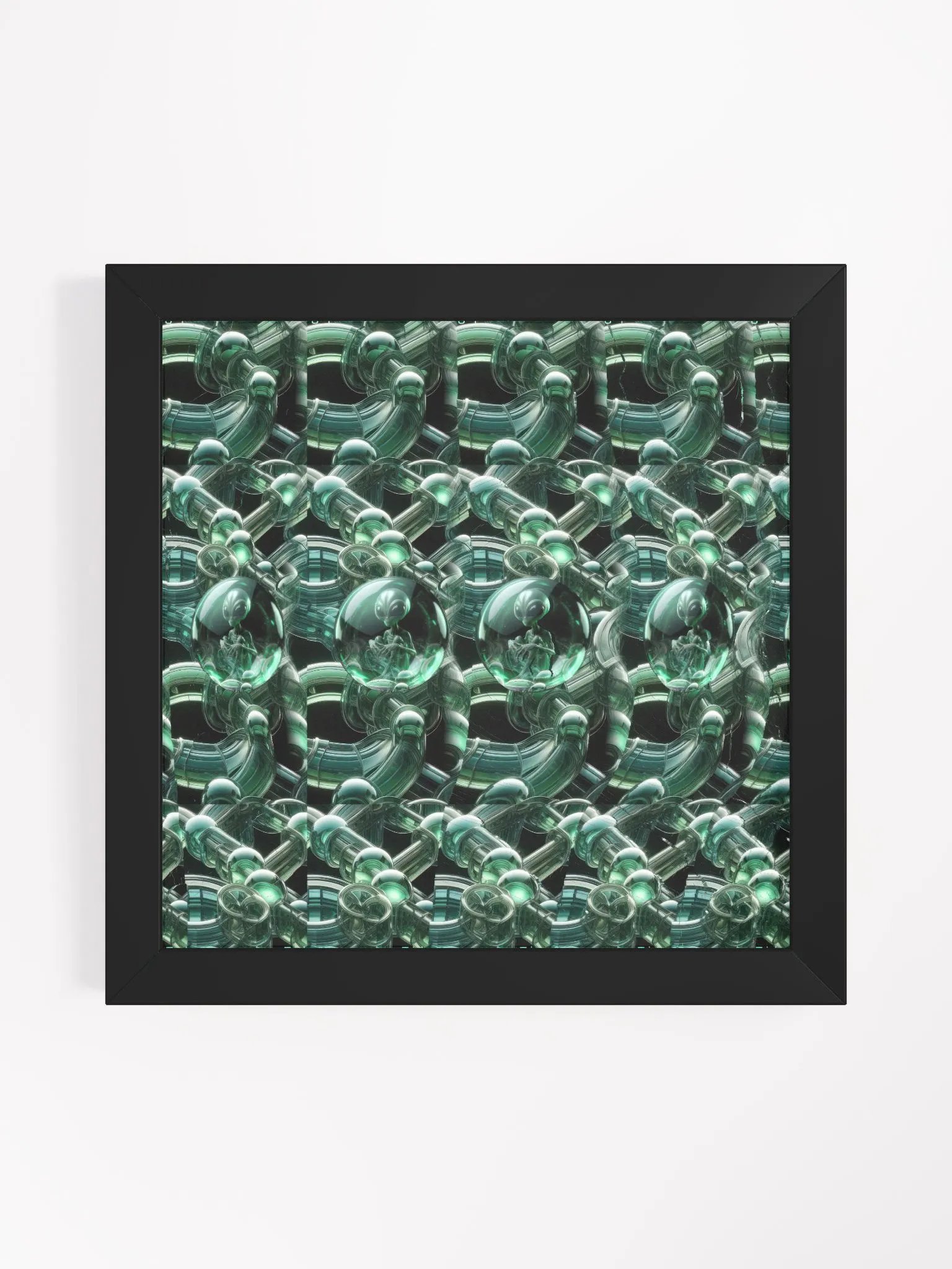 Alien Visitor - Framed 3D Stereogram Poster product image (2)