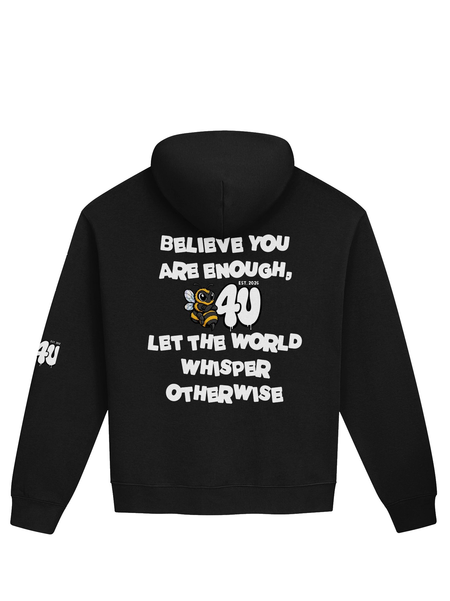 BELIEVE YOU ARE ENOUGH, UNISEX PREMIUM RELAXED HOODIE product image (2)