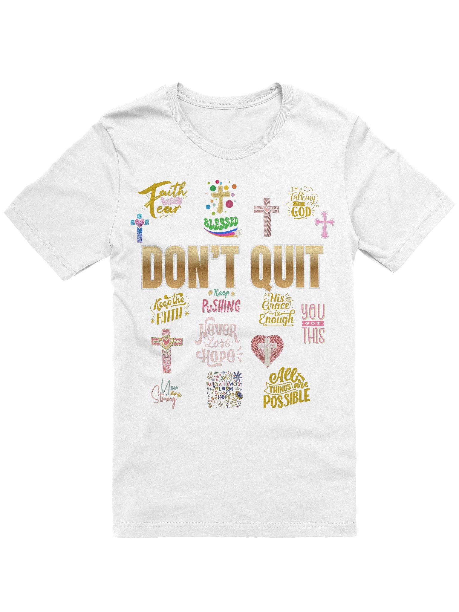 Don't Quit Galatians 6:9 Inspired Unisex T-Shirt product image (1)