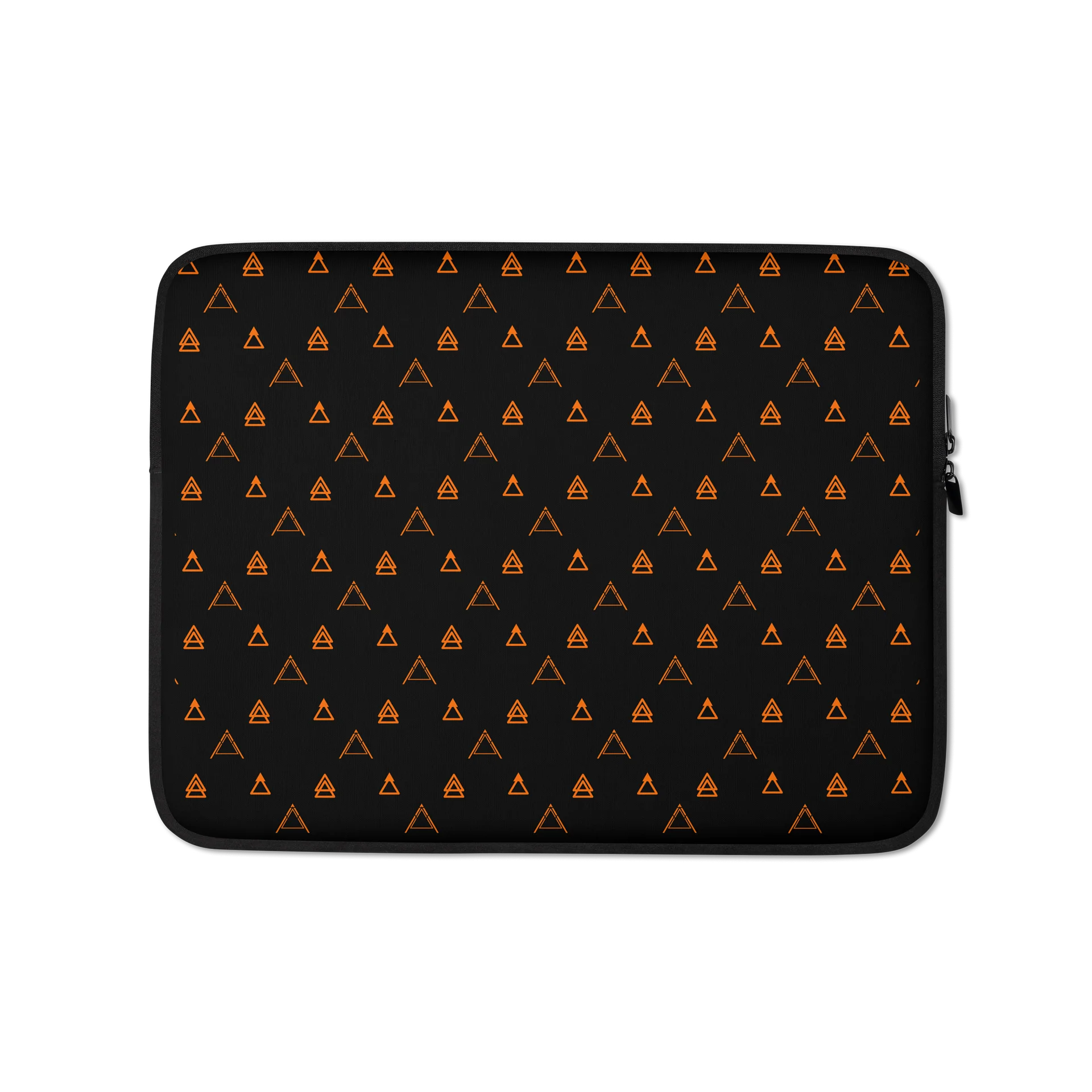 Black & Orange Geometric Laptop Sleeve | Anzodo product image (1)