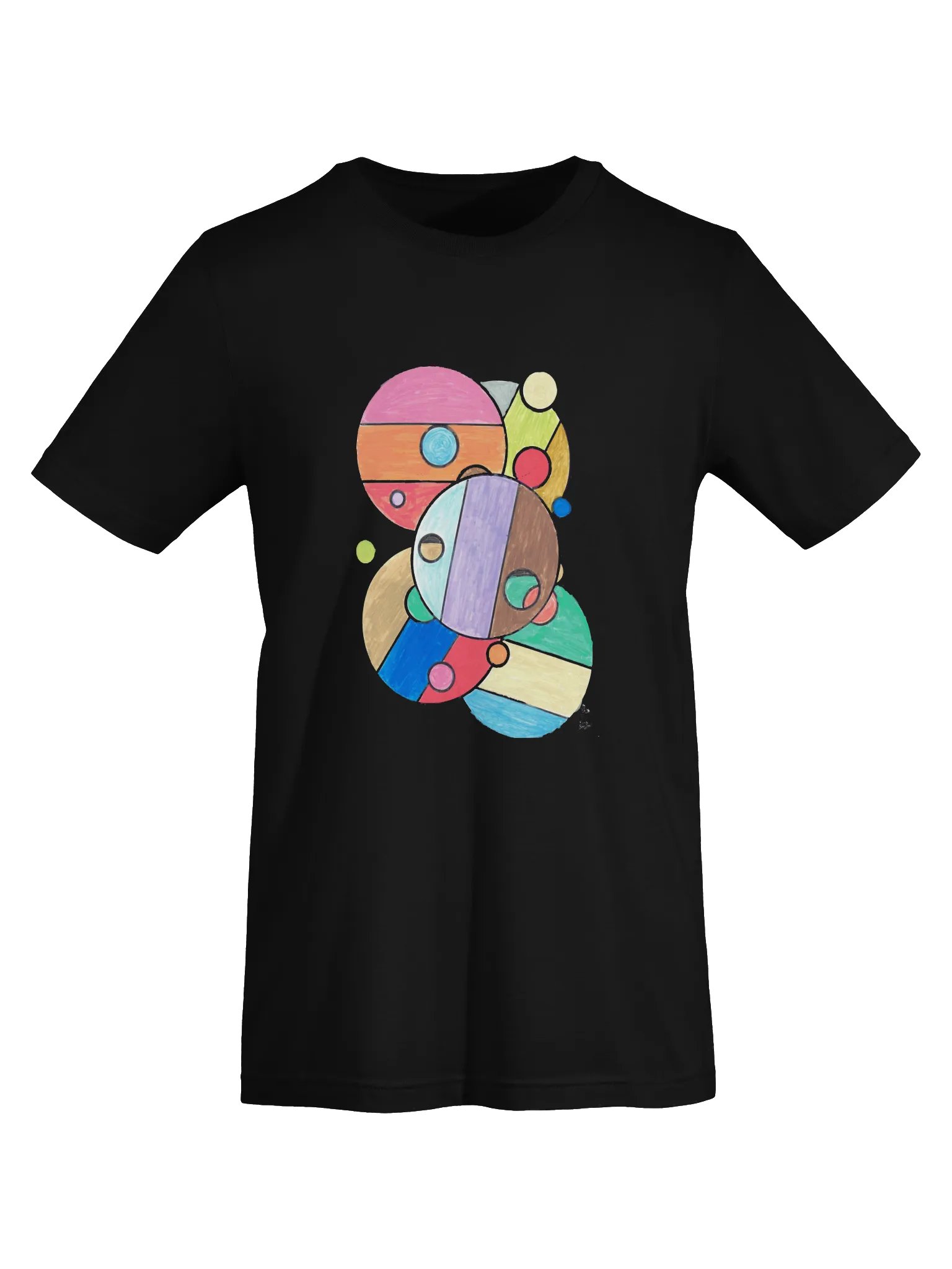 Bold Color Circle Abstract Tee product image (4)